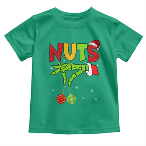 Christmas Couples Toddler T Shirt Chestnuts Xmas Matching Family Funny Nuts Skeleton TS02 Irish Green Print Your Wear