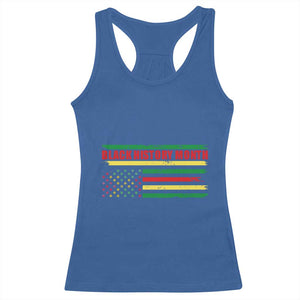 Black History Month Racerback Tank Top African American Pride US Flag TS02 Royal Blue Print Your Wear