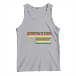 Black History Month Tank Top African American Pride US Flag TS02 Athletic Heather Print Your Wear