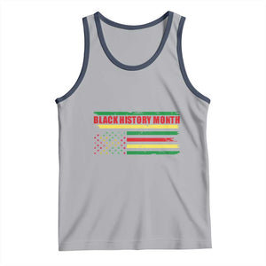 Black History Month Tank Top African American Pride US Flag TS02 Athletic Heather Navy Print Your Wear
