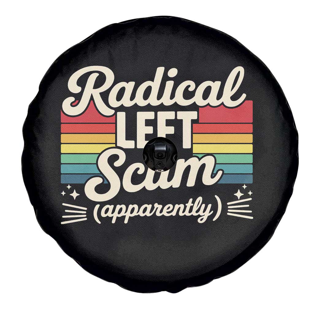 Funny Radical Left Scum Apparently Spare Tire Cover Retro Political Humor TS02 Print Your Wear