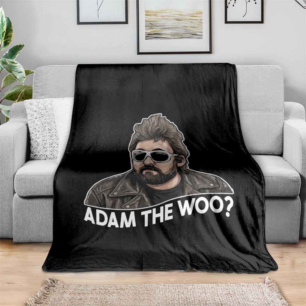 Adam Inspired Graphic Throw Blanket The Woo Memorial Tribute TS02 Print Your Wear