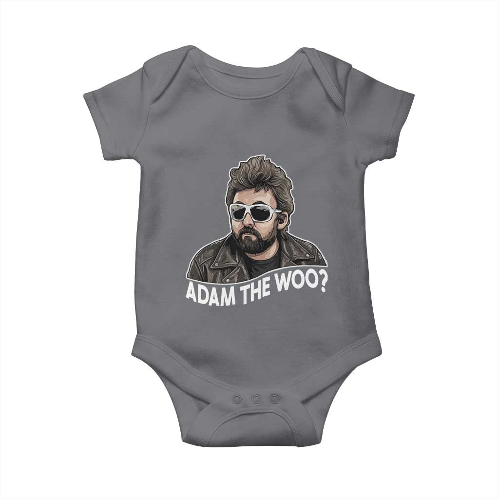 Adam Inspired Graphic Baby Onesie The Woo Memorial Tribute TS02 Charcoal Print Your Wear
