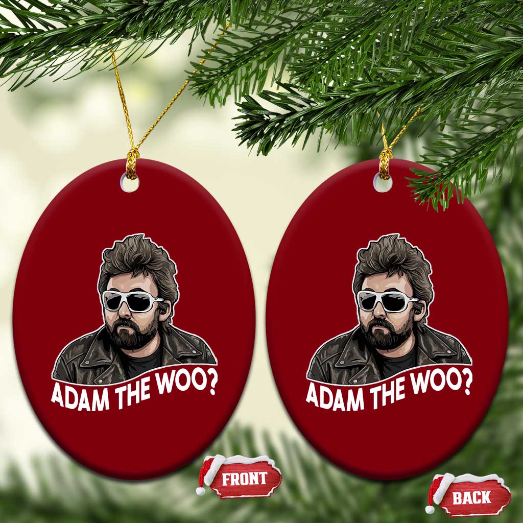Adam Inspired Graphic Ceramic Ornament The Woo Memorial Tribute TS02 Print Your Wear