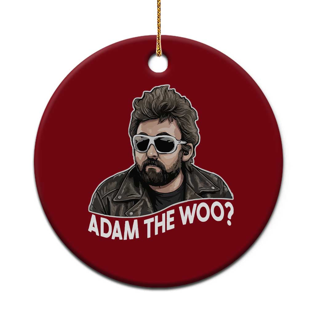 Adam Inspired Graphic Ceramic Ornament The Woo Memorial Tribute TS02 1pc Red Print Your Wear