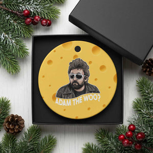 Adam Inspired Graphic Ceramic Ornament The Woo Memorial Tribute TS02 1pc Yellow Cheese Print Your Wear