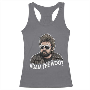 Adam Inspired Graphic Racerback Tank Top The Woo Memorial Tribute TS02 Charcoal Print Your Wear