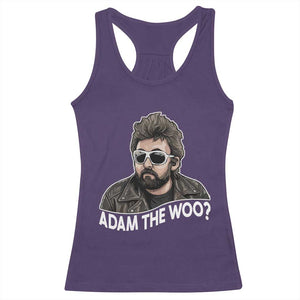Adam Inspired Graphic Racerback Tank Top The Woo Memorial Tribute TS02 Purple Print Your Wear