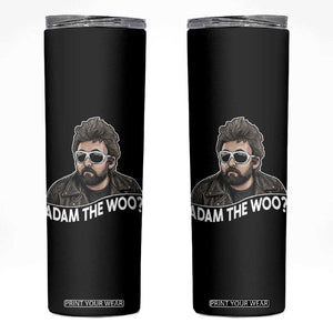 Adam Inspired Graphic Skinny Tumbler The Woo Memorial Tribute TS02 Black Print Your Wear