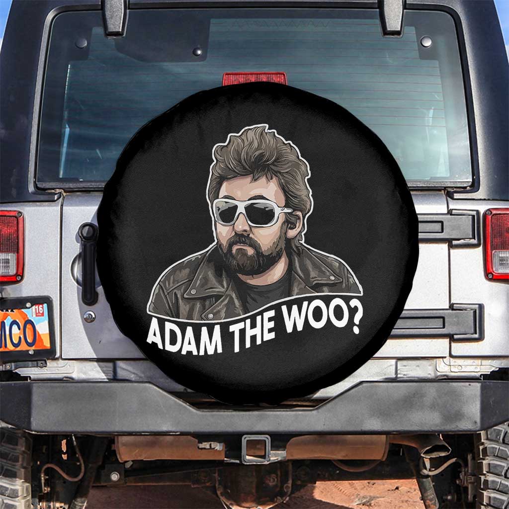 Adam Inspired Graphic Spare Tire Cover The Woo Memorial Tribute TS02 No hole Black Print Your Wear