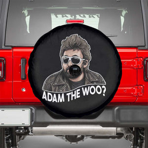 Adam Inspired Graphic Spare Tire Cover The Woo Memorial Tribute TS02 Black Print Your Wear