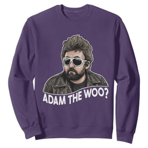 Adam Inspired Graphic Sweatshirt The Woo Memorial Tribute TS02 Purple Print Your Wear