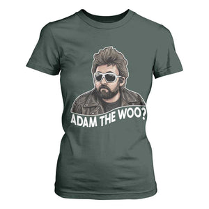 Adam Inspired Graphic T Shirt For Women The Woo Memorial Tribute TS02 Dark Forest Green Print Your Wear