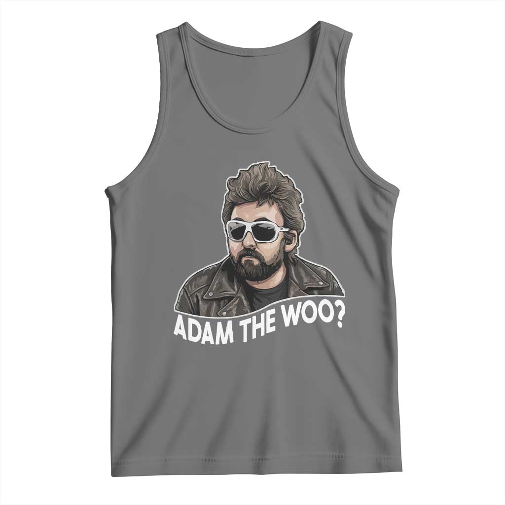 Adam Inspired Graphic Tank Top The Woo Memorial Tribute TS02 Black Heather Print Your Wear