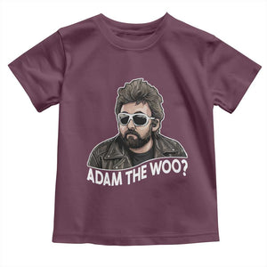 Adam Inspired Graphic Toddler T Shirt The Woo Memorial Tribute TS02 Maroon Print Your Wear