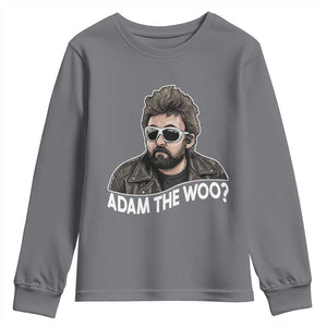 Adam Inspired Graphic Youth Sweatshirt The Woo Memorial Tribute TS02 Charcoal Print Your Wear