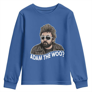 Adam Inspired Graphic Youth Sweatshirt The Woo Memorial Tribute TS02 Royal Blue Print Your Wear