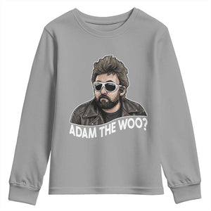 Adam Inspired Graphic Youth Sweatshirt The Woo Memorial Tribute TS02 Sport Gray Print Your Wear