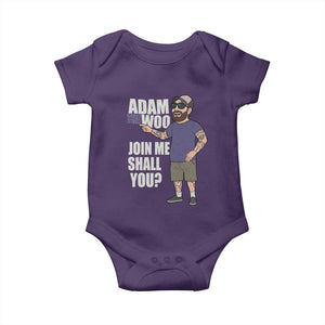 Adam Inspired Graphic Baby Onesie The Woo Memorial Tribute Join Me Shall You TS02 Purple Print Your Wear