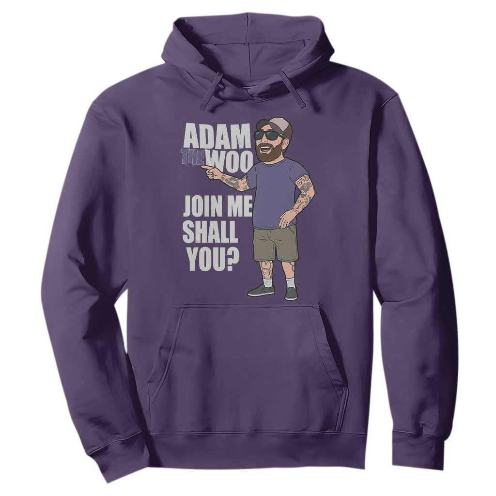 Adam Inspired Graphic Hoodie The Woo Memorial Tribute Join Me Shall You TS02 Purple Print Your Wear
