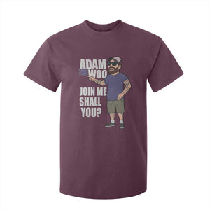 Adam Inspired Graphic T Shirt For Kid The Woo Memorial Tribute Join Me Shall You TS02 Maroon Print Your Wear
