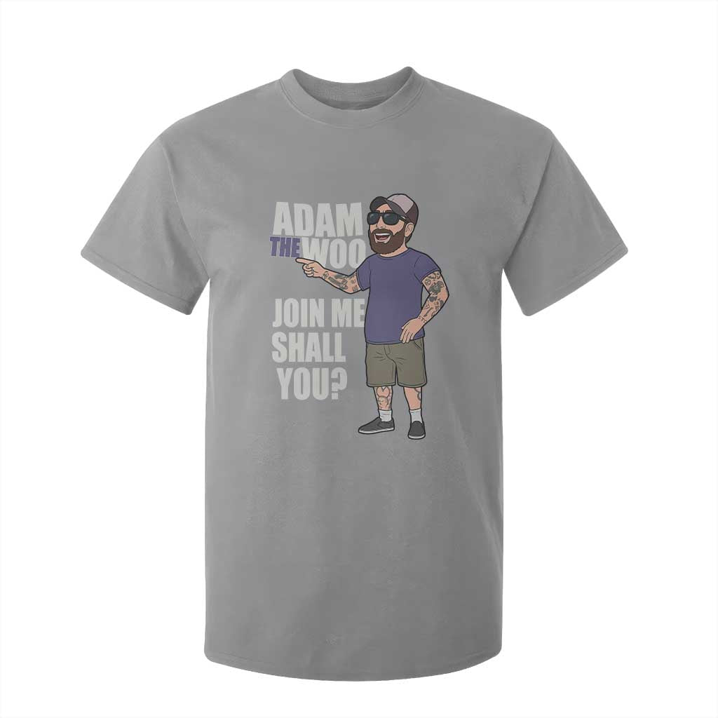 Adam Inspired Graphic T Shirt For Kid The Woo Memorial Tribute Join Me Shall You TS02 Sport Gray Print Your Wear
