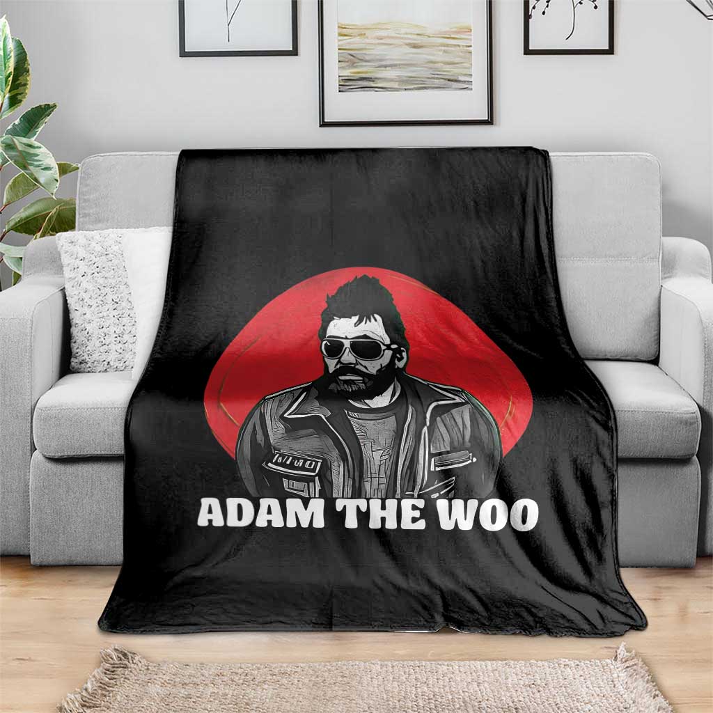 Adam Inspired Graphic Throw Blanket The Woo In Remembrance Memorial Tribute TS02 Print Your Wear