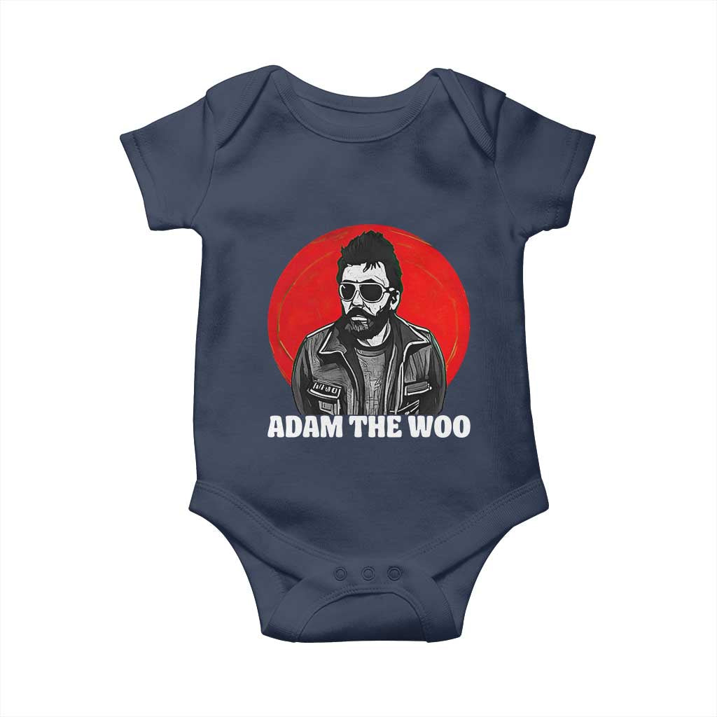 Adam Inspired Graphic Baby Onesie The Woo In Remembrance Memorial Tribute TS02 Navy Print Your Wear
