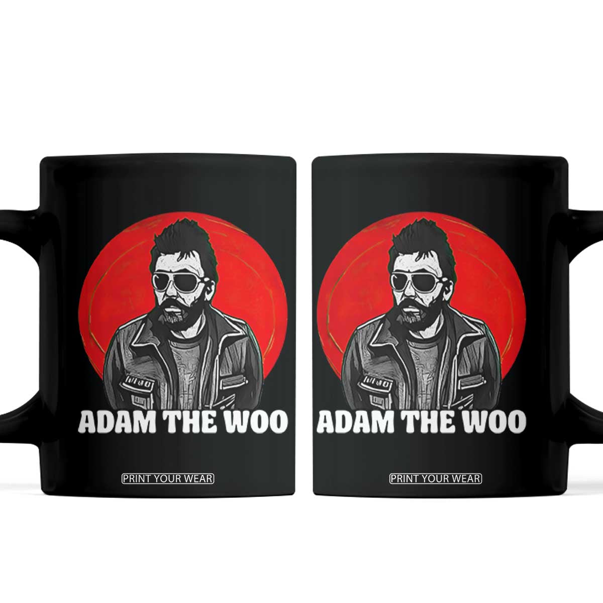 Adam Inspired Graphic Coffee Mug The Woo In Remembrance Memorial Tribute TS02 Black Print Your Wear