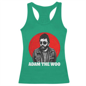 Adam Inspired Graphic Racerback Tank Top The Woo In Remembrance Memorial Tribute TS02 Irish Green Print Your Wear