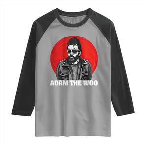 Adam Inspired Graphic Raglan Shirt The Woo In Remembrance Memorial Tribute TS02 Sport Gray Black Print Your Wear