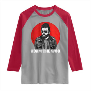 Adam Inspired Graphic Raglan Shirt The Woo In Remembrance Memorial Tribute TS02 Sport Gray Red Print Your Wear