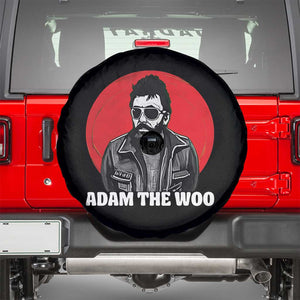 Adam Inspired Graphic Spare Tire Cover The Woo In Remembrance Memorial Tribute TS02 Black Print Your Wear