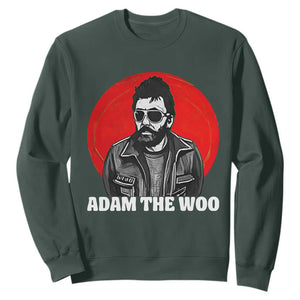 Adam Inspired Graphic Sweatshirt The Woo In Remembrance Memorial Tribute TS02 Dark Forest Green Print Your Wear