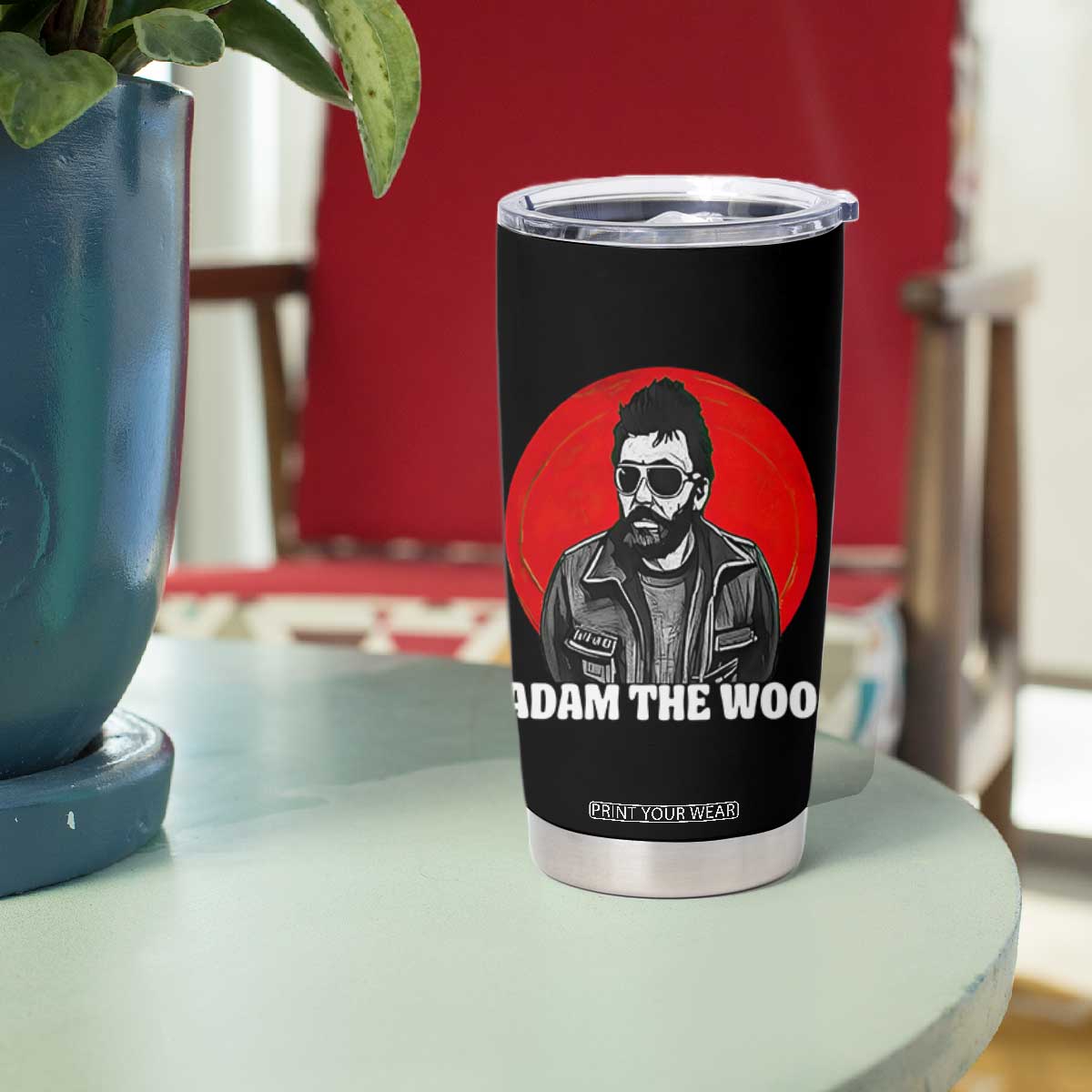 Adam Inspired Graphic Tumbler Cup The Woo In Remembrance Memorial Tribute TS02 Print Your Wear
