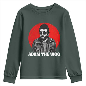 Adam Inspired Graphic Youth Sweatshirt The Woo In Remembrance Memorial Tribute TS02 Dark Forest Green Print Your Wear