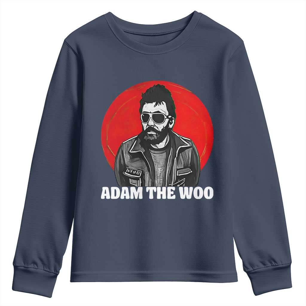 Adam Inspired Graphic Youth Sweatshirt The Woo In Remembrance Memorial Tribute TS02 Navy Print Your Wear