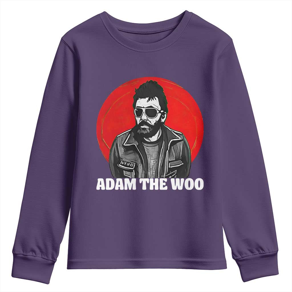 Adam Inspired Graphic Youth Sweatshirt The Woo In Remembrance Memorial Tribute TS02 Purple Print Your Wear