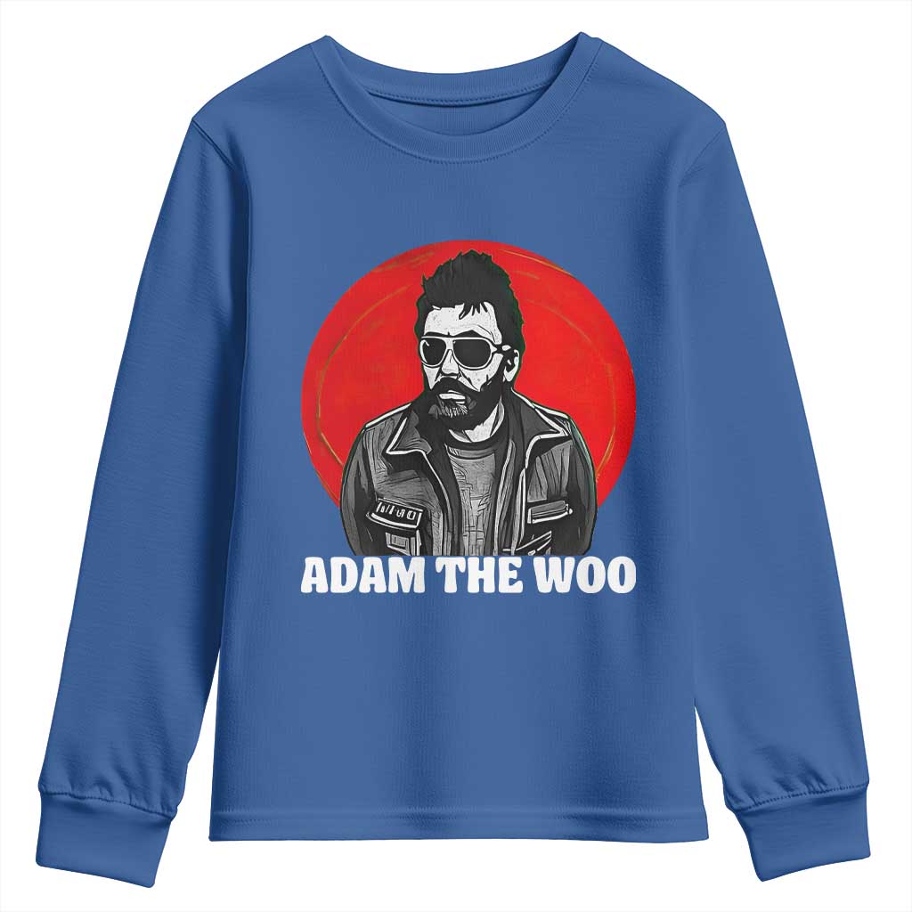 Adam Inspired Graphic Youth Sweatshirt The Woo In Remembrance Memorial Tribute TS02 Royal Blue Print Your Wear