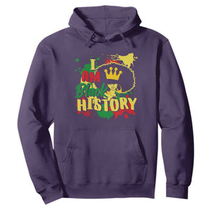 I Am Black History Hoodie African American Pride Black DNA Queen TS02 Purple Printyourwear