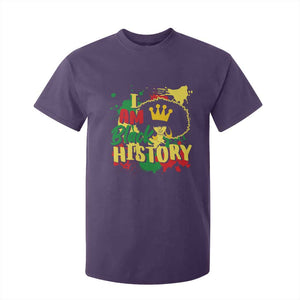 I Am Black History T Shirt For Kid Afro Queen African American Pride TS02 Purple Print Your Wear