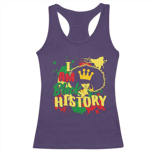 I Am Black History Racerback Tank Top Afro Queen African American Pride TS02 Purple Print Your Wear