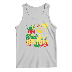 I Am Black History Tank Top Afro Queen African American Pride TS02 Ash Print Your Wear