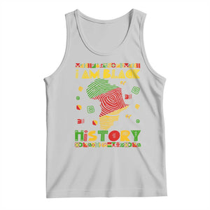 I Am Black History Tank Top African American Pride Kente TS02 Ash Print Your Wear
