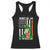 Funny Biden St Patricks Day Racerback Tank Top Merry 4th of Saint Patrick Uh Uh Leprechaun American Flag TS02 Black Print Your Wear