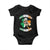 Funny St Patricks Day Baby Onesie Shut Up Liver You're Fine Drinking Team Squad TS02 Black Print Your Wear