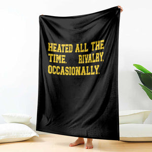 Heated All The Time Rivalry Occasionally Throw Blanket Viral Hockey Romance for Passionate Fans TS02 Print Your Wear