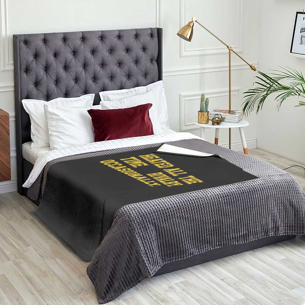 Heated All The Time Rivalry Occasionally Throw Blanket Viral Hockey Romance for Passionate Fans TS02 Print Your Wear