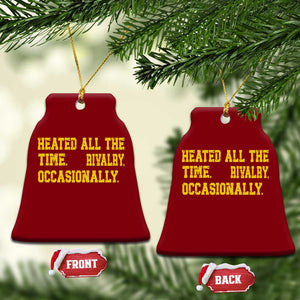 Heated All The Time Rivalry Occasionally Ceramic Ornament Viral Hockey Romance for Passionate Fans TS02 Print Your Wear