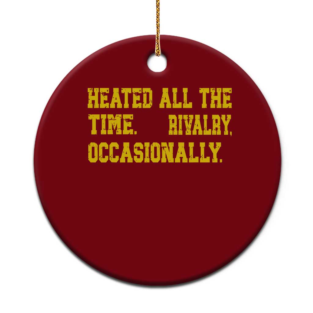 Heated All The Time Rivalry Occasionally Ceramic Ornament Viral Hockey Romance for Passionate Fans TS02 1pc Red Print Your Wear